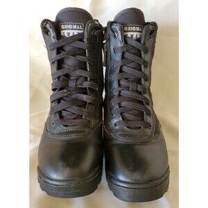 Original Swat Mens Classic 9" Side Zip Tactical Boot Size 6.5 Black 115201